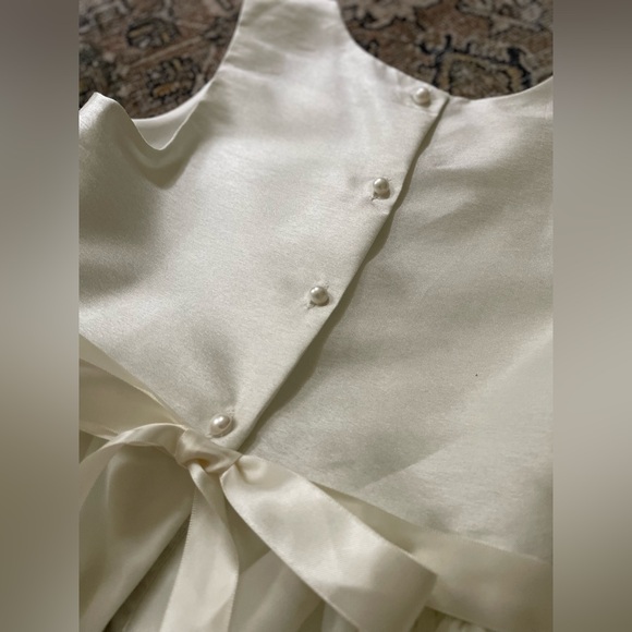Ivory Flower Girl/First Communion Dress - Picture 3 of 4